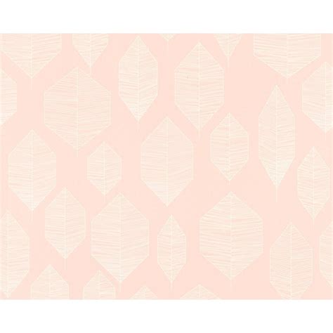 As Creation Modern Geometric Leaf Striped Pastel Wallpaper Scandinavian 362091