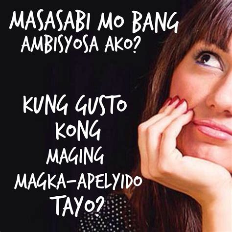 Pinoy Pickup Lines Tagalog Quotes Hugot Quotes Filipino Funny