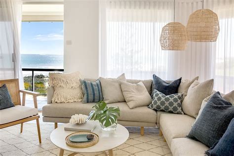 Lounge Room Styling Coastal Living Rooms Beach House Interior Design