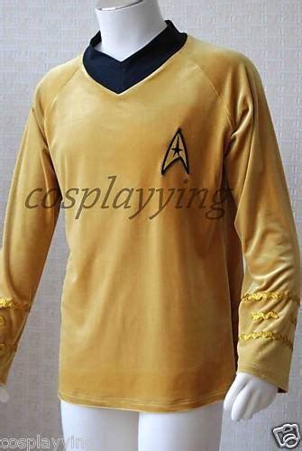 Star Trek Tos Captain Kirk Uniform Costume Best Velour New Original 100