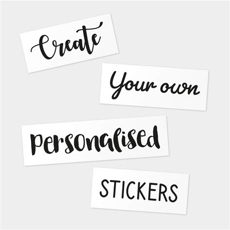 Create Your Own Stickers Posh Giraffe