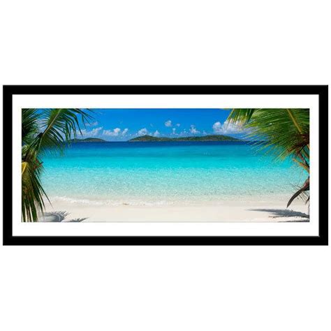 Adhesive vinyl poster Picture Caribbean Beach | MuralDecal.com