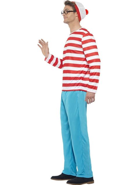 Wheres Wally Adult Licensed Book Week Complete Costume Disguises