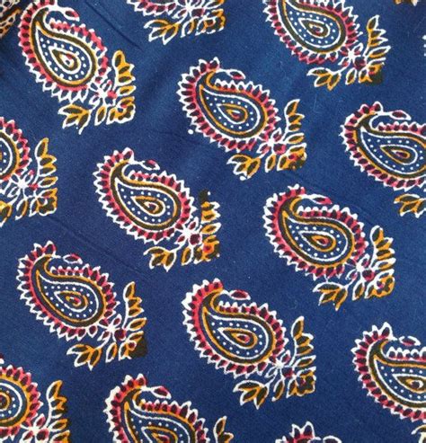 Indian Block Print Cotton Fabric Sale Etsy Fabric Print Design