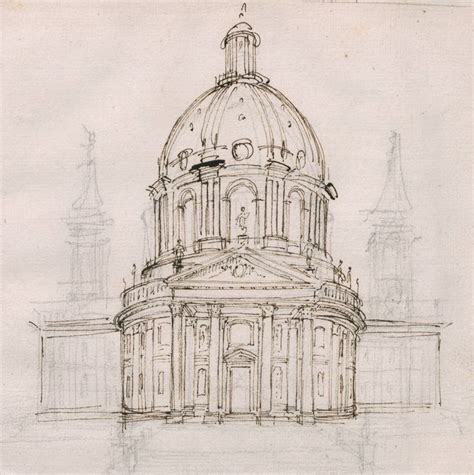 Pensiero Prospettico Per La Basilica Di Superga 1715 1718 Schizzi