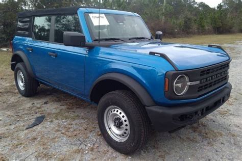 The Salvage Ford Bronco Auctions Are Here If Youre Sick Of Dealer Markups