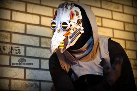 Polar Vortex Arctic Cyber Plague Doctor Mask By Twohornsunited On