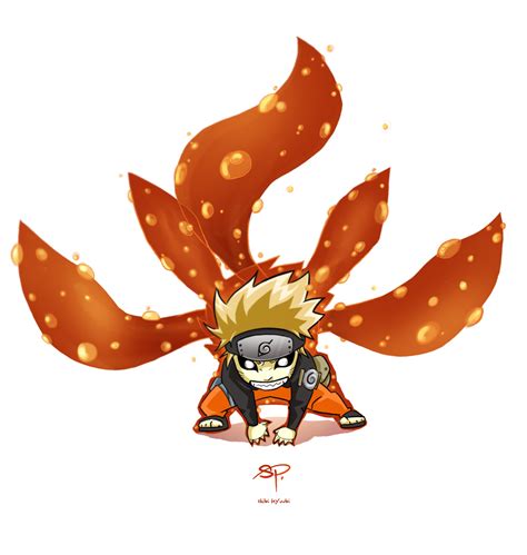 Naruto Chibi Kyuubi By Spartworks On Deviantart