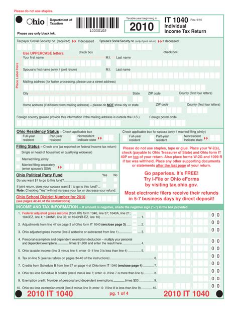 Form It 1040 Fill Out And Sign Printable Pdf Template Airslate Signnow