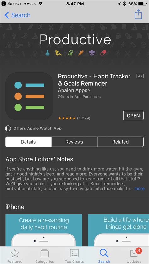 » features • track multiple habits, repeated to do's or goals, each in its own calendar • streak counter and percentage successful for each habit • yes/no or number goals • very flexible goals like: Get Your Habit Tracking On… - Chase Cottle - Medium