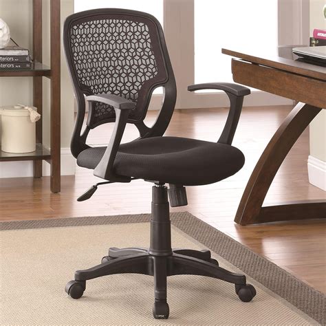 Coaster Office Chairs Contemporary Mesh Office Chair With Adjustable