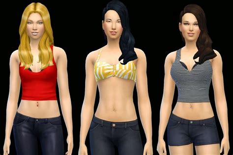My Sims 4 Blog Belly Button Piercings For Females By