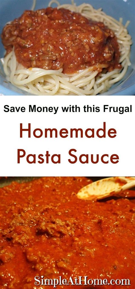 While nonna's recipe is still the gold standard of pasta sauce in our family, i'm not sure i'm allowed to share the secret recipe so i'm sharing my variations instead. Save Money with this Frugal Homemade Pasta Sauce | Homemade pasta, Easy pasta sauce, Tomato ...