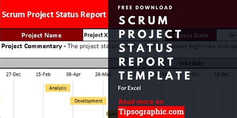 Scrum Project Status Report Template For Excel Free Download