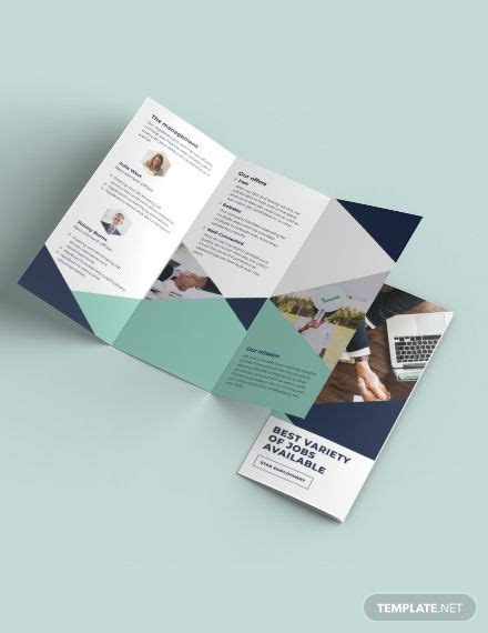 Recruitment Tri Fold Brochure Pamphlet Design Brochure