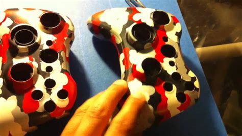 Custom Painted Red Camo Xbox 360 Controller Shell For Sale On Ebay