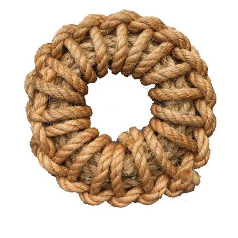 Handmade Nautical Knot Ring Fender Beautiful Rope Decor
