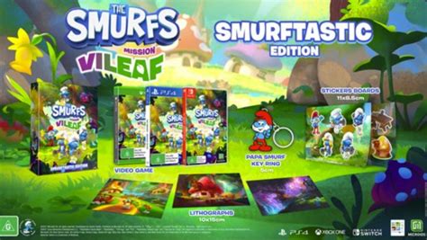 The Video Game The Smurfs Mission Vileaf Is Now Available On Consoles