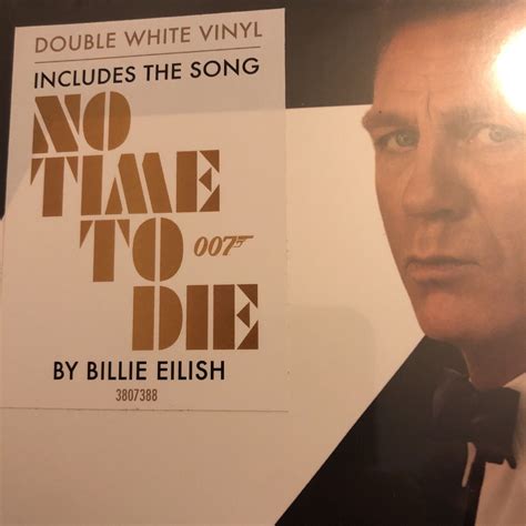 James Bond 007 No Time To Die Ost Hans Zimmer New White Vinyl