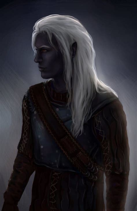 Dnd Challenge Drow By Annahelme Drow Male Fantasy Art Men Drow Art