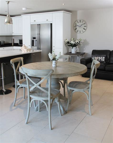 The seat and backs usually covered with vinyl fabric that matching with the tabletop. Vintage sand round pedestal table and chairs, available to ...