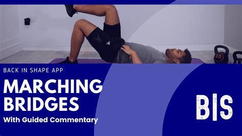 Challenging Core Exercise How To Perform A Marching Bridge Youtube