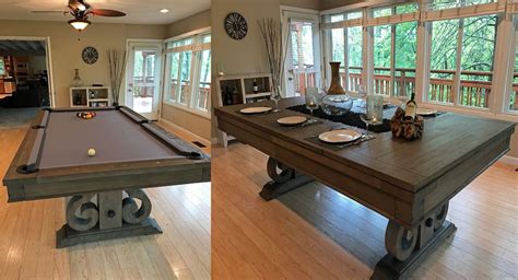 7 feet 2 inches in cm =. Dining Top 7' foot Pool Table Rustic Farmhouse look is ...
