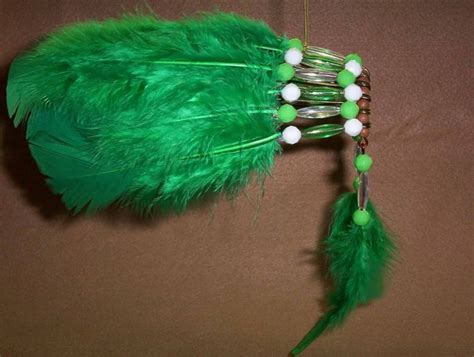 Items Similar To Native American Beaded Headdress Made With Safety Pins
