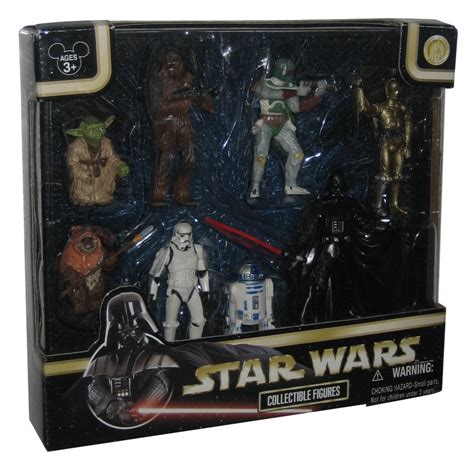 Disney Theme Parks Exclusive Star Wars Collectible 8pc Toy