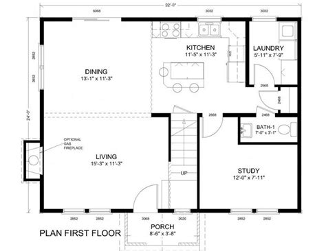 House Plans 24 X 32 Colonial Floor Plans Colonial Floor Plans Open