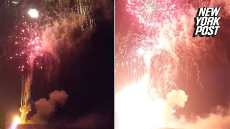 New Years Eve Fireworks Explosion Sends Thousands Running For Cover