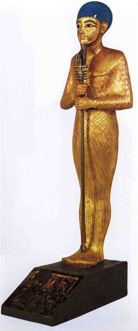 Statuette Of Ptah From Tutankhamons Tomb Egyptian Art Ancient