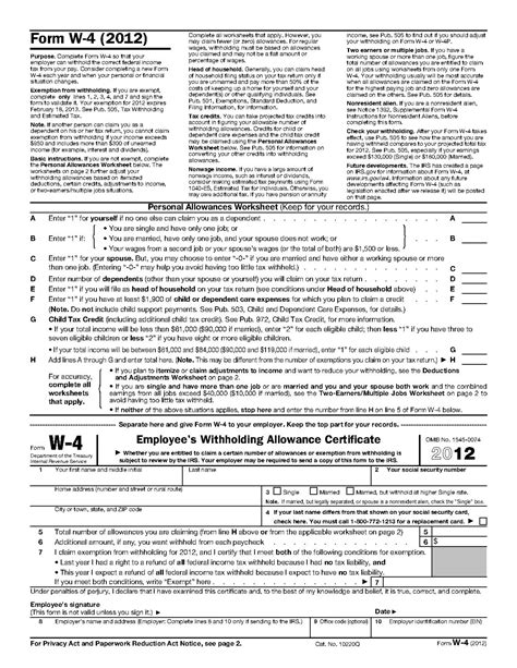 Illinois W4 Form 2021 Printable 2022 W4 Form