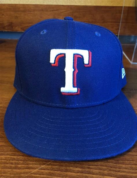 New Era New Era Blue Texas Rangers 7 18 Fitted Hat Grailed