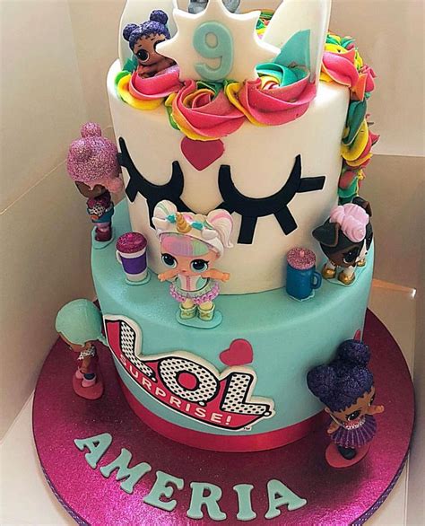 With tenor, maker of gif keyboard, add popular happy birthday cake animated gifs to your conversations. Unicorn & LOL Surprise Dolls Birthday Cake | Doll birthday ...