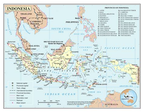 large detailed political map of indonesia with roads and major cities porn sex picture