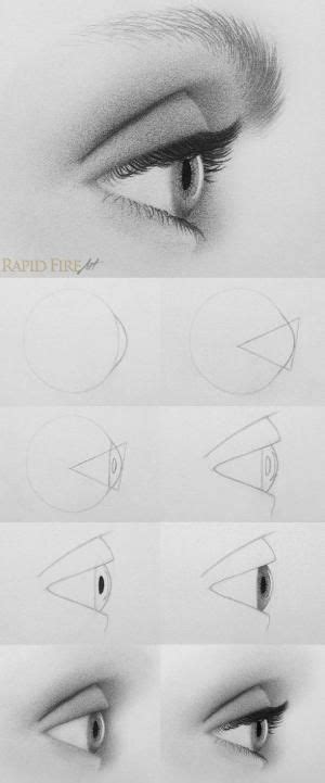 Skizze Bild Sketch Of An Eye Easy