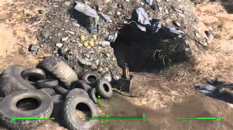 Fallout 4 Secret Red Rocket Gas Station Cave And Fusion Core Location