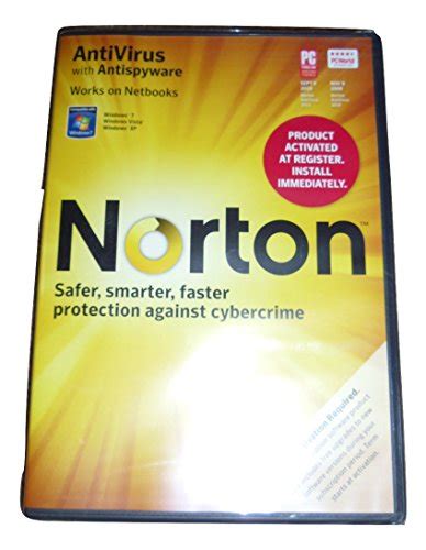 Norton By Antivirus With Antispyware Windows 7 Vista Xp Computer