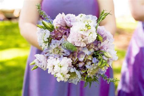 Purple Bridesmaid Bouquet