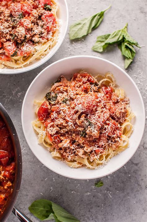 Easy 20 Minute Turkey Bolognese Salt And Lavender