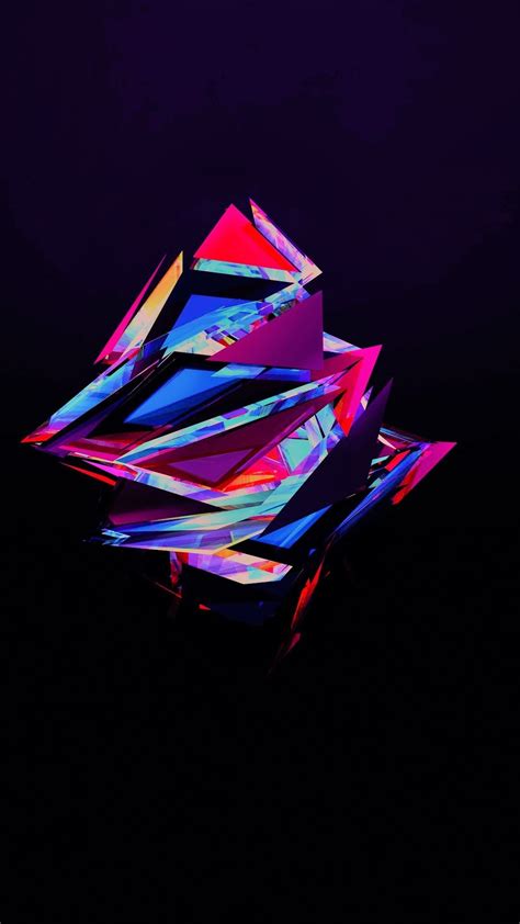 1080x1920 1080x1920 3d Shapes For Iphone 6 7 8 Wallpaper
