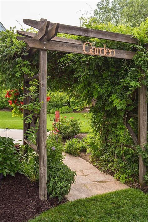 Rustic Garden Gate And Pathway Ideas Homemydesign