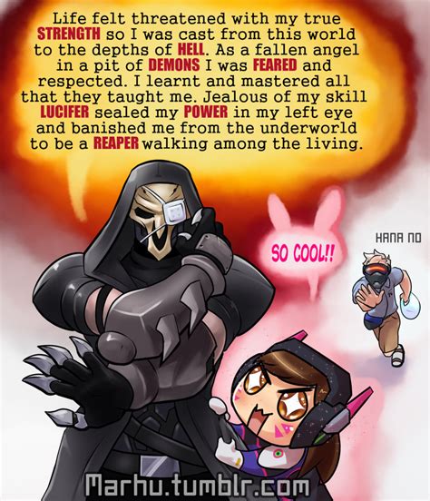 Chuunibyou Reaper Overwatch Know Your Meme