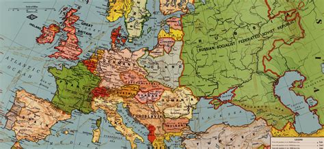 War Is Over A Post Wwi European Map