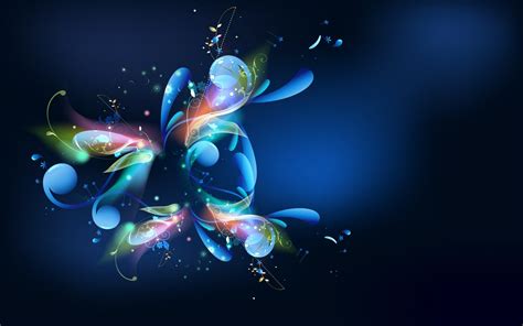 Colorful Transparent Light Effects Wallpaper Colorful Background