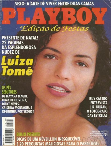 Luiza Tome Nua Na Playboy De Dezembro 1993