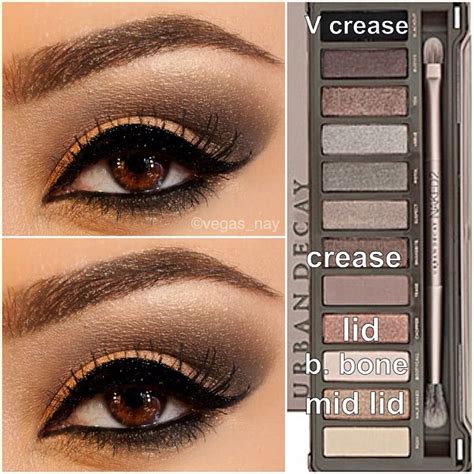 Steps For Smokey Brown Using The Urban Decay Naked Palette Prime