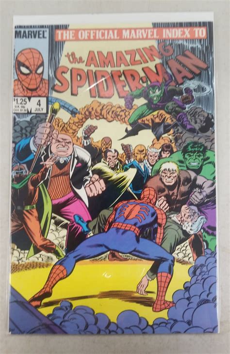 The Official Marvel Index To The Amazing Spider Man 4 1985 Comic