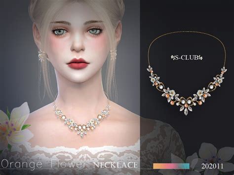 The Sims Resource Necklace 202011 By S Club • Sims 4 Downloads